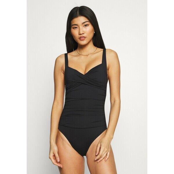 Marks & Spencer London MAGIC WRAP Kostium kąpielowy black QM481G003