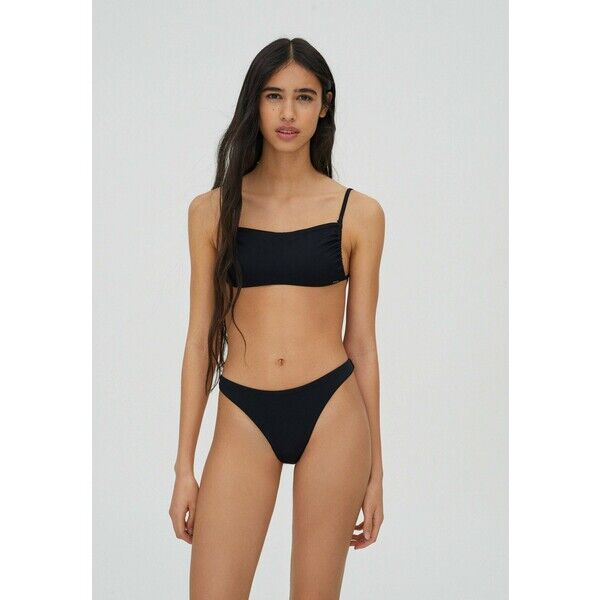 PULL&BEAR Dół od bikini black PUC81I00R