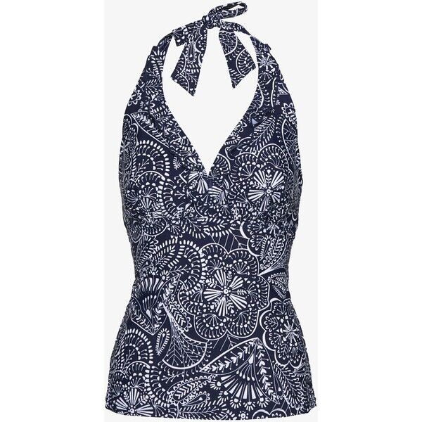 Pour Moi HOT SPOTSUNDERWIRED TANKINI TOP Góra od bikini navy scandi POJ81J00L