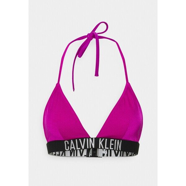 Calvin Klein Swimwear INTENSE POWER TRIANGLE Góra od bikini purple C1781J02Z