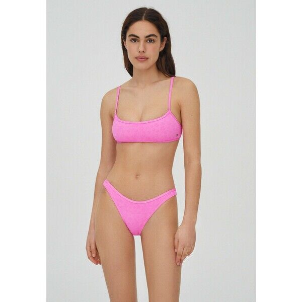 PULL&BEAR MIT SCHLITZ Góra od bikini pink PUC81J016