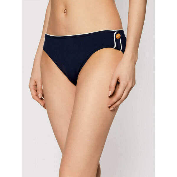 Lauren Ralph Lauren Dół od bikini Lauren Navy LR1SD97E Granatowy