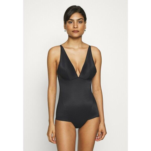 Maidenform EASY GLIDE ON AND OFF LOW BACK COOL COMFORT Kostium kąpielowy black M9681C01H