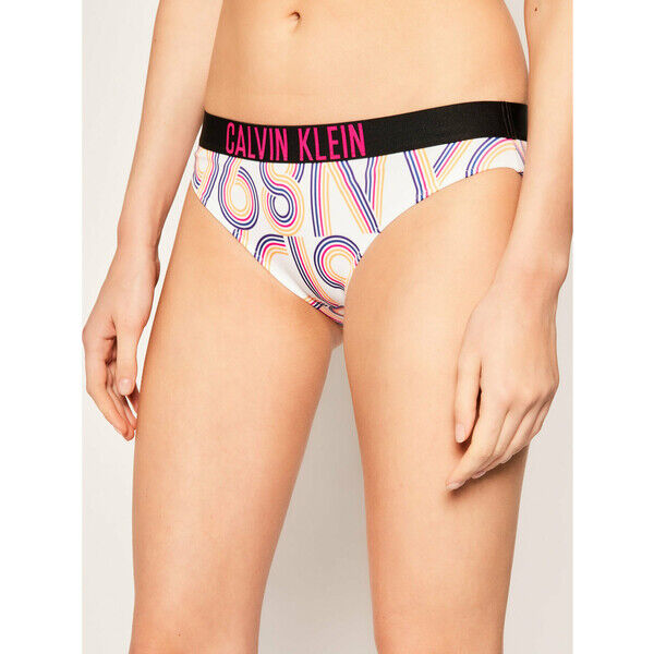 Calvin Klein Swimwear Dół od bikini KW0KW00967 Kolorowy