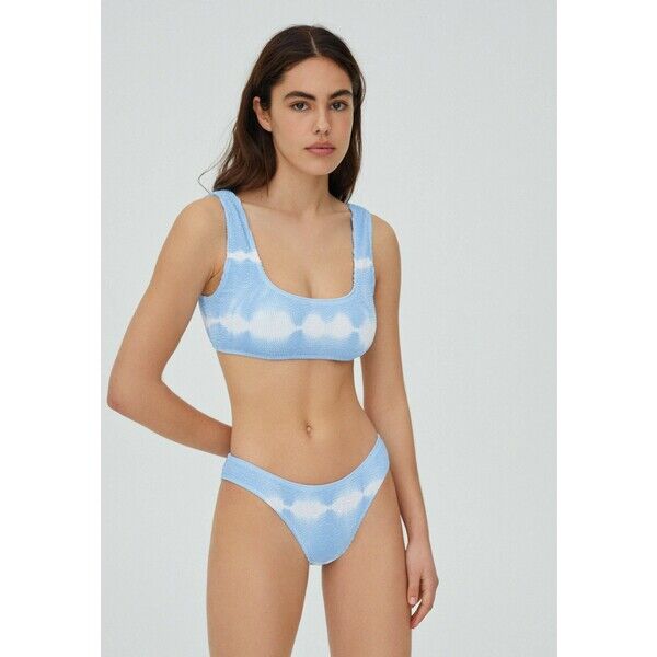 PULL&BEAR Dół od bikini light blue PUC81I012