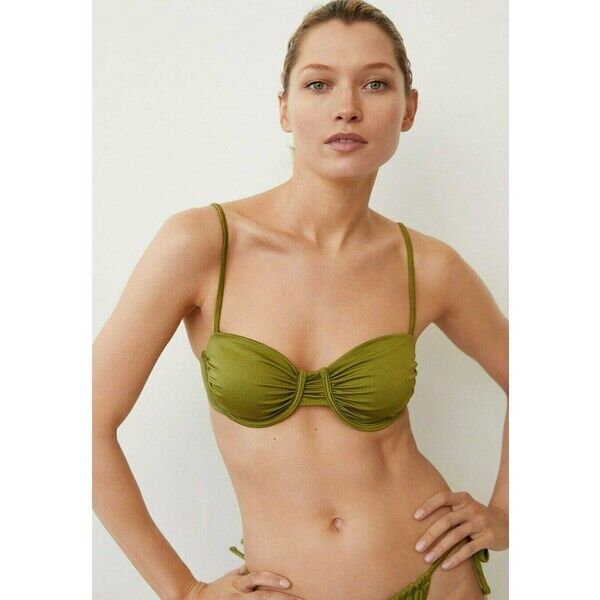 Mango MERMAID Góra od bikini khaki M9181J01P