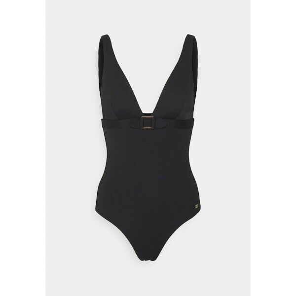Tommy Hilfiger SOPHISTICATED ONE PIECE PLUNGE Kostium kąpielowy black TO181G01T