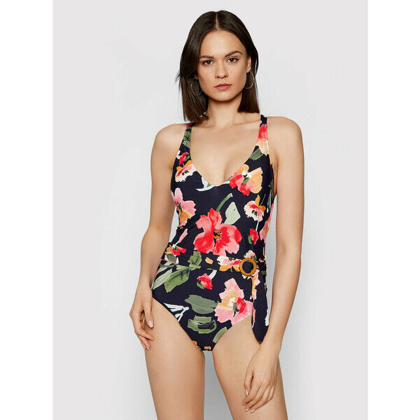 Seafolly Strój kąpielowy Summer Memoirs 11000DD883 Granatowy
