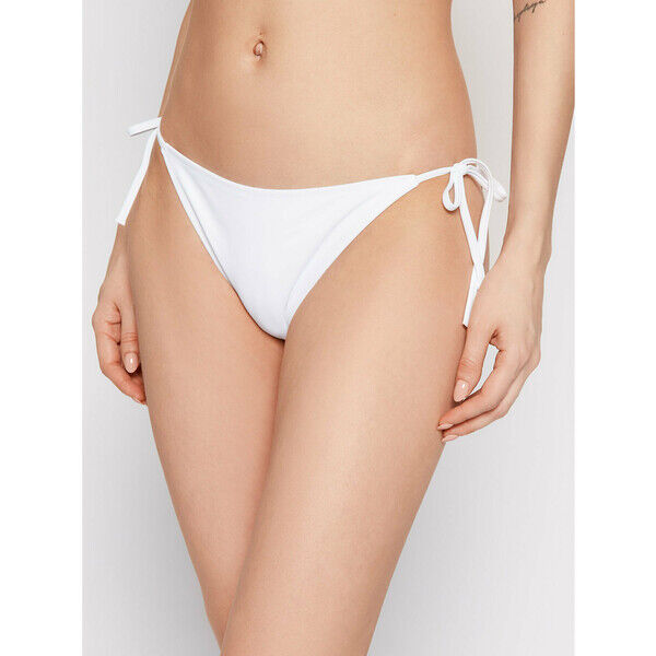 Calvin Klein Swimwear Dół od bikini KW0KW01230 Biały