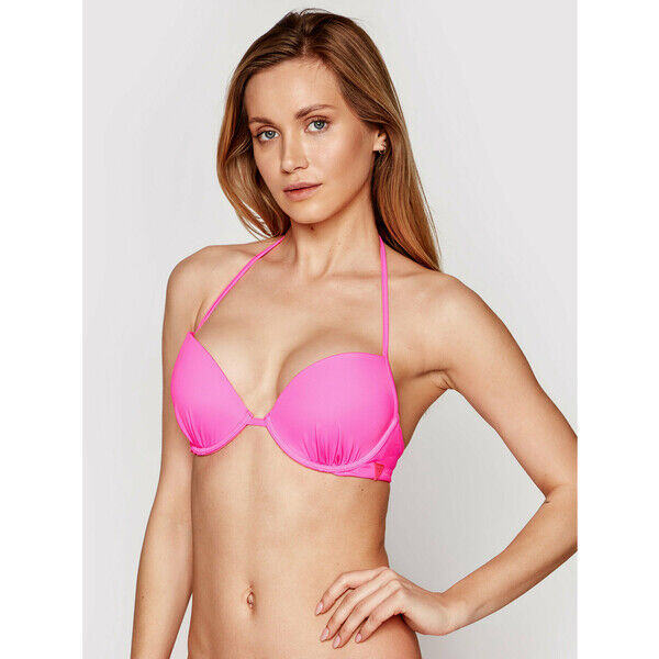 Guess Góra od bikini E1GJ54 LY00K Różowy