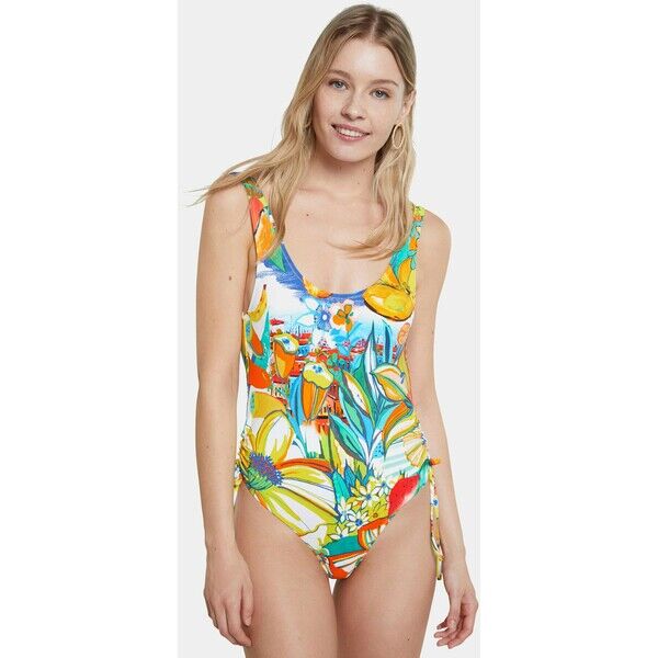 Desigual Kostium kąpielowy green DE181G00G