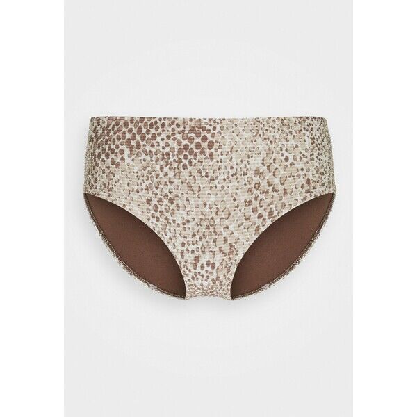 Seafolly SERPENTINE WIDE SIDE RETRO Dół od bikini chocolate S1981I07C