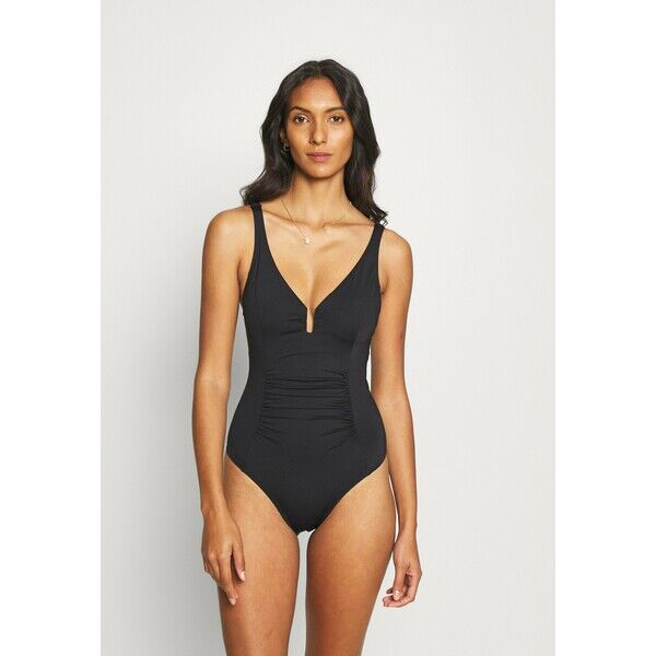 Marks & Spencer London SQUARE WIRE SWIM Kostium kąpielowy black QM481G000