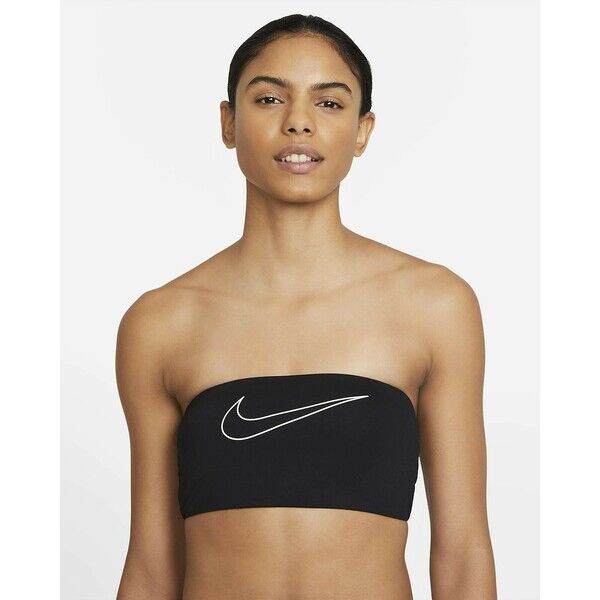 Damska góra w stylu bandeau od bikini Nike