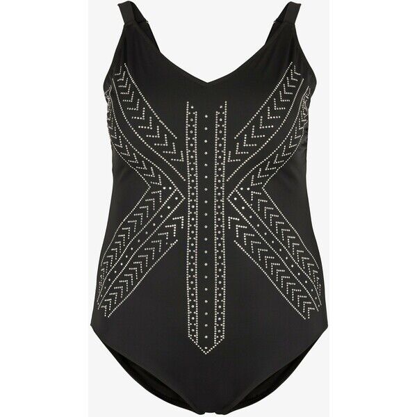 Zizzi Kostium kąpielowy black Z1781G01B