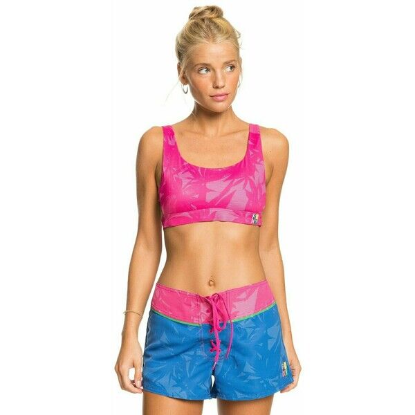 Roxy POP Szorty kąpielowe princess blue texture flower RO581I06Z