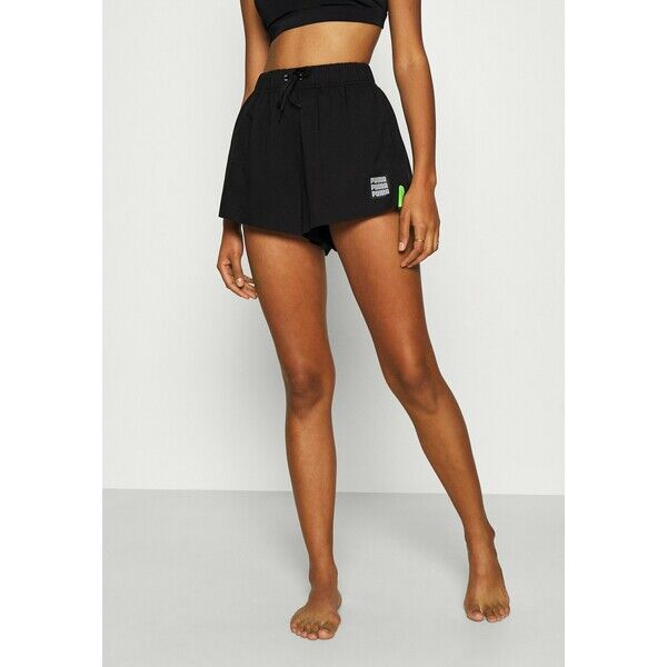 Puma SWIM WOMEN HIGH WAIST Szorty kąpielowe black PU181I00A