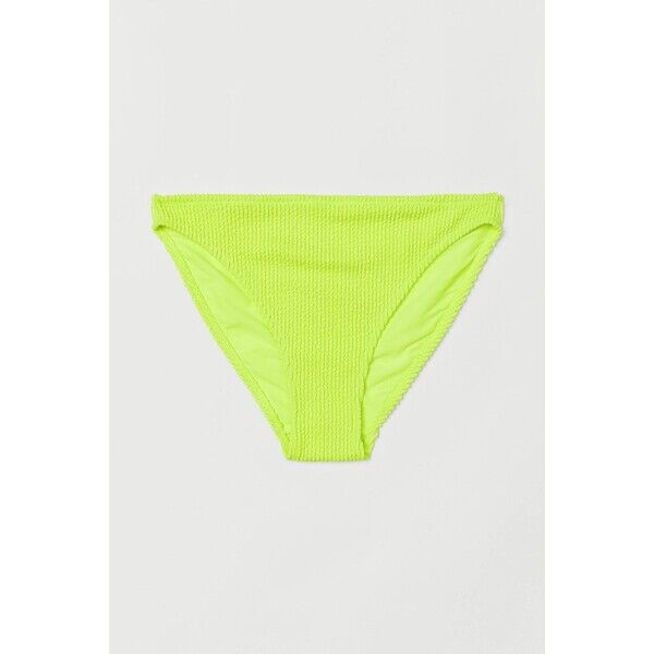 H&M Dół od kostiumu High Leg 0832331008 Neonowożółty