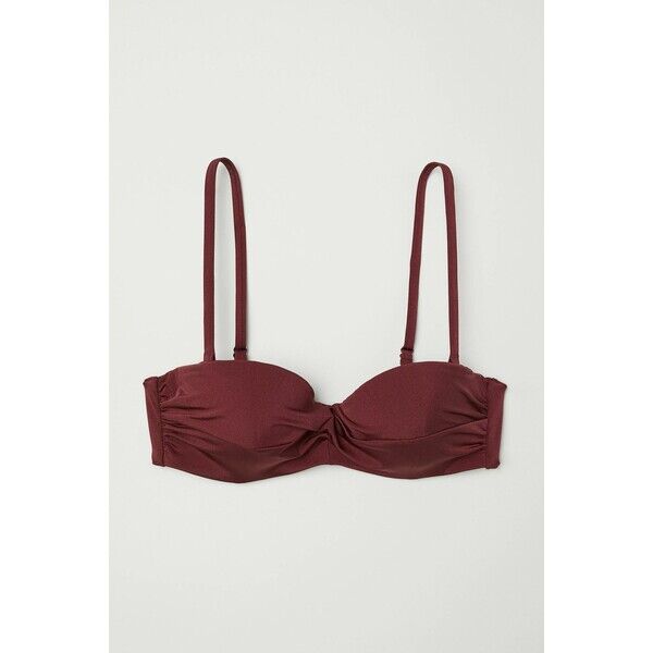 H&M Góra od kostiumu 0589599045 Burgundowy