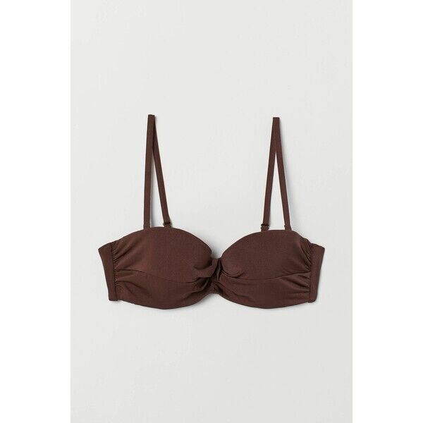H&M Góra od kostiumu 0589599045 Ciemnobrązowy