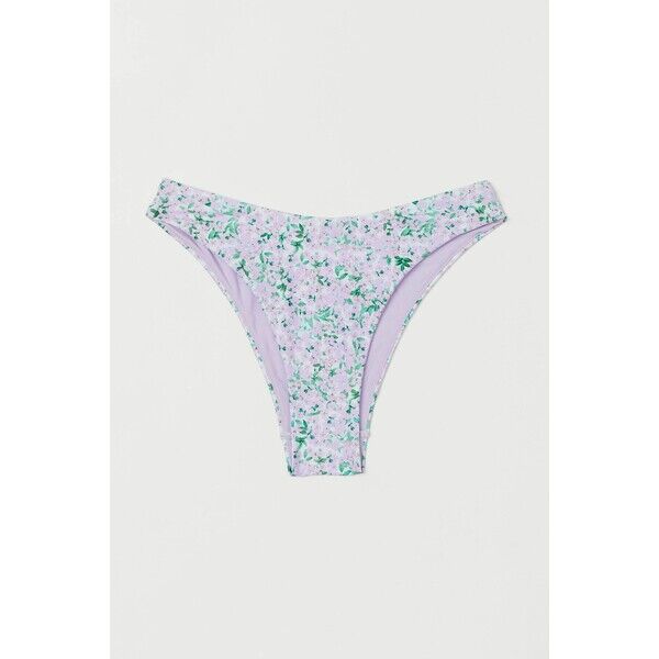 H&M Dół od kostiumu 0882759003 Jasnoróżowy/Kwiaty