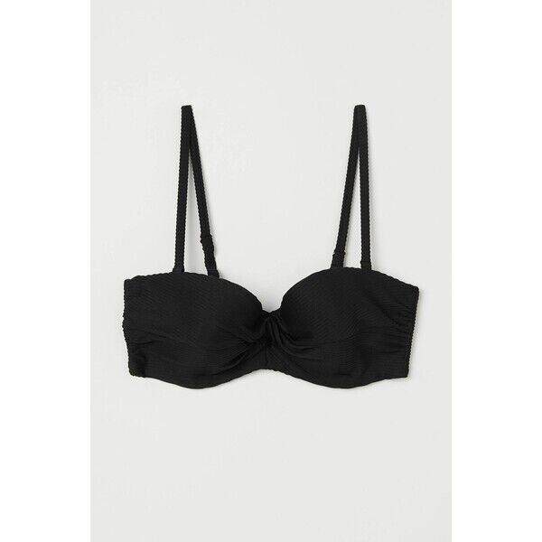 H&M Góra od kostiumu 0776237033 Czarny/Prążki