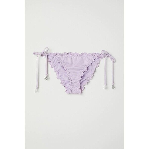 H&M Dół od kostiumu 0559601021 Jasnofioletowy