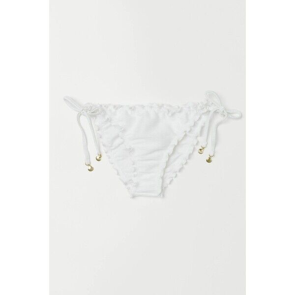 H&M Dół od kostiumu 0559601021 Biały/Prążki