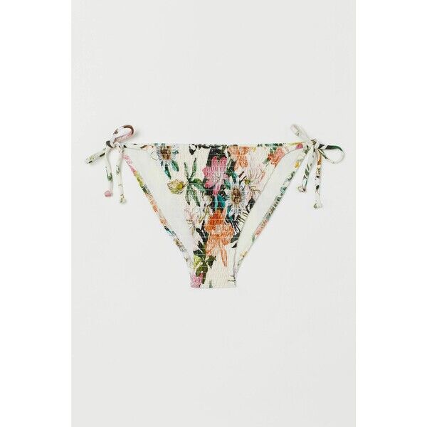 H&M Dół od kostiumu 0859236006 Kremowy/Kwiaty