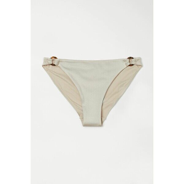 H&M Dół od kostiumu 0854262002 Jasnobeżowy