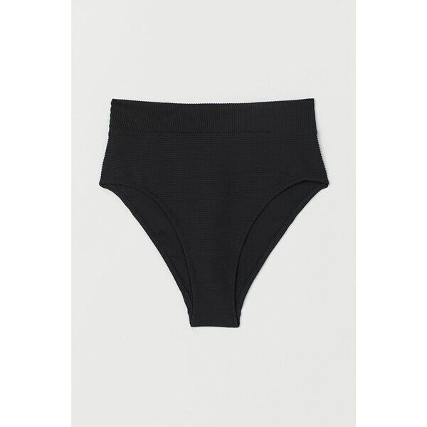 H&M Dół od kostiumu 0868018002 Czarny/Prążki