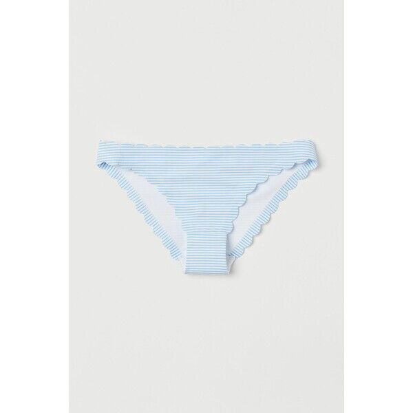 H&M Dół od kostiumu 0351484041 Jasnoniebieski/Białe paski