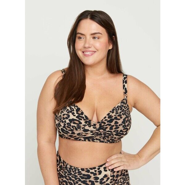 Zizzi Góra od bikini brown Z1781J01T
