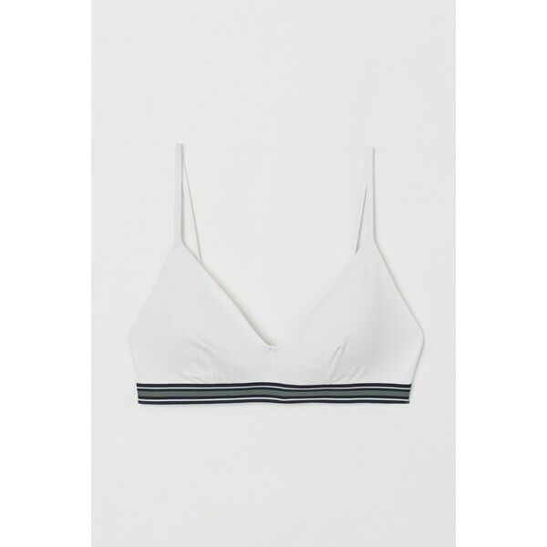H&M Góra od kostiumu 0865594003 Biały/Prążki