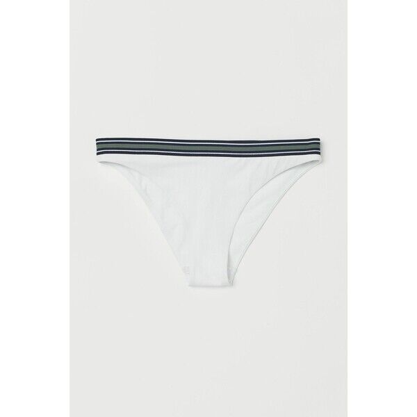 H&M Dół od kostiumu 0865595003 Biały/Prążki