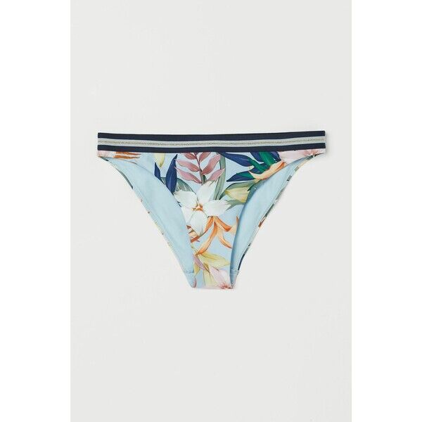 H&M Dół od kostiumu 0865595003 Jasnoniebieski/Kwiaty
