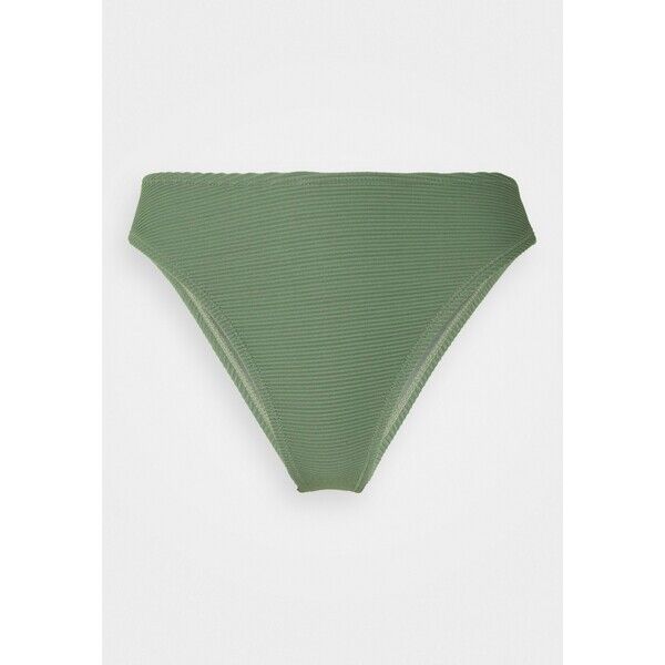 NA-KD RIBBED HIGH WAIST BOTTOM Dół od bikini green NAA81I00S