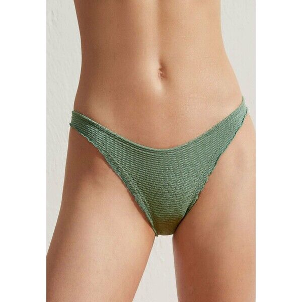 OYSHO SEAMLESS CURLING BRAZILIAN Dół od bikini green OY181I0GP