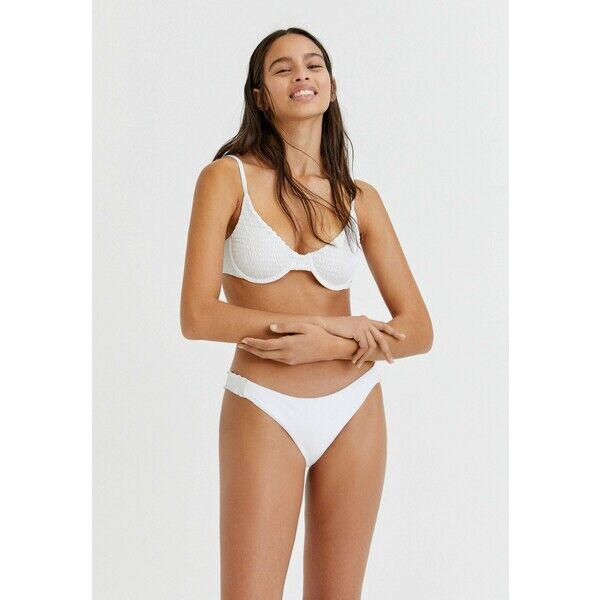 PULL&BEAR Góra od bikini white PUC81J01B