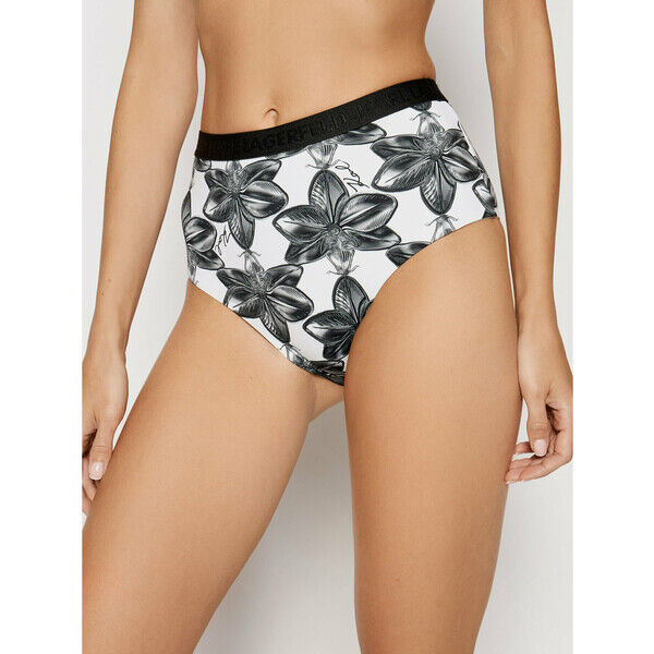 KARL LAGERFELD Dół od bikini KL21WBT15 Czarny