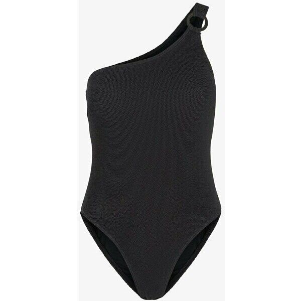 Pieces ONE SHOULDER Kostium kąpielowy black PE381G00W