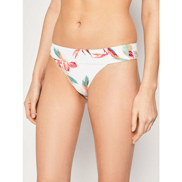 Roxy Dół od bikini Lahaina Bay Moderate ERJX403886 Biały