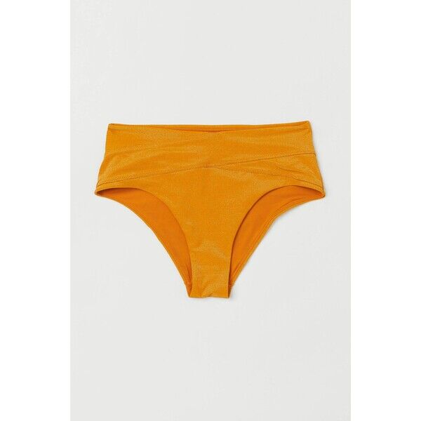 H&M Dół od kostiumu 0834179001 Pomarańczowy/Brokat