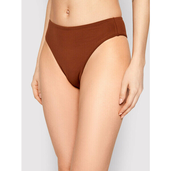 Seafolly Dół od bikini Wide Side 40629-058 Brązowy