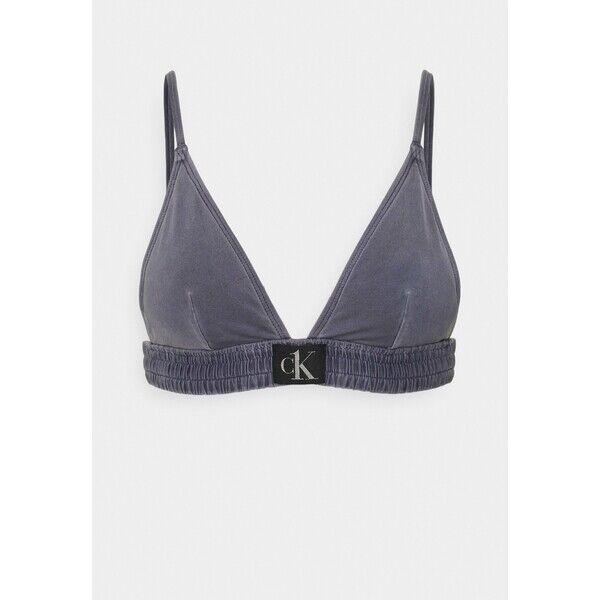 Calvin Klein Swimwear AUTHENTIC TRIANGLE Góra od bikini blue C1781J030