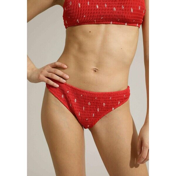 Pimkie MIT BLUMEN PRINT Dół od bikini rot P0F81I00B