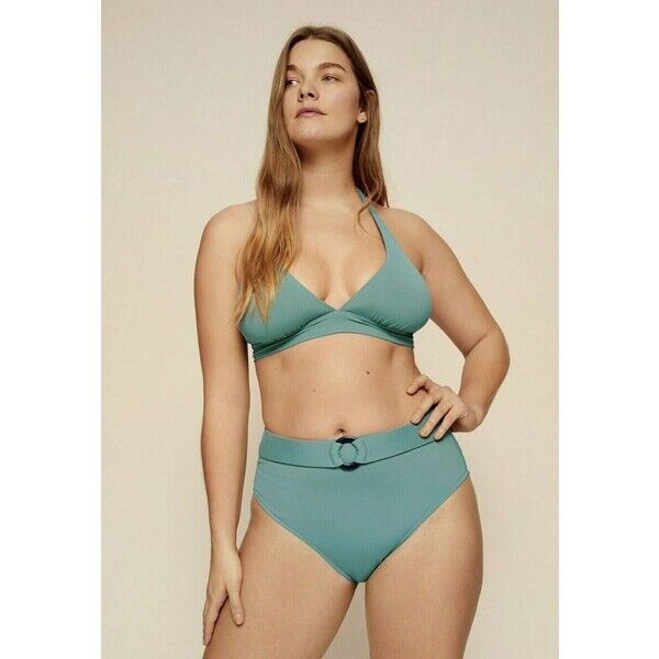 Violeta by Mango MIT HOHER TAILLE Dół od bikini wassergrün VM481I00H