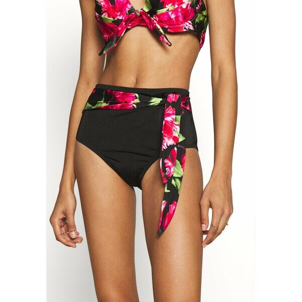 Pour Moi ORCHID LUXECONTROL BRIEF Dół od bikini black/pink POJ81I00G