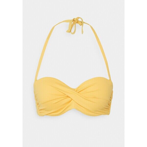 LASCANA BANDEAU Góra od bikini yellow L8381J04F
