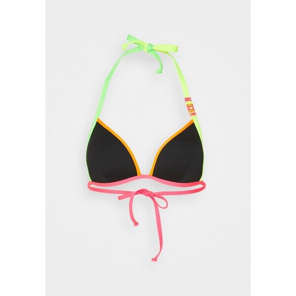 MOSCHINO SWIM TRIANGLE BRA Góra od bikini black M0581J00L